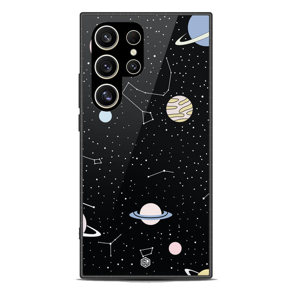 Space Series Soft Phone Case - Premium Glass Case - Design 1 - Samsung Galaxy S24 Ultra
