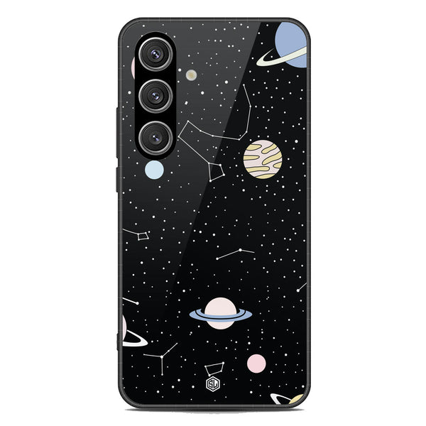 Space Series Soft Phone Case - Premium Glass Case - Design 1 - Samsung Galaxy S24 Plus