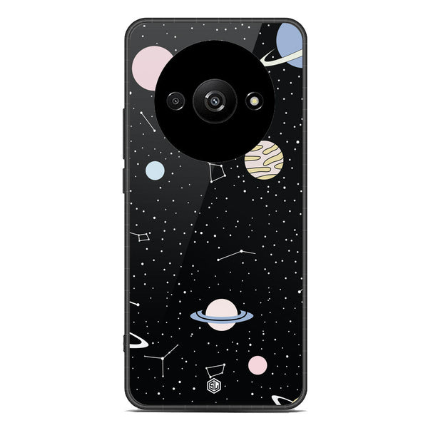 Space Series Soft Phone Case - Premium Glass Case - Design 1 - Xiaomi Redmi A3