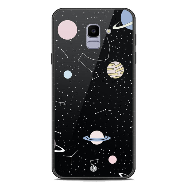 Space Series Soft Phone Case - Premium Glass Case - Design 1 - Samsung Galaxy J6 2018