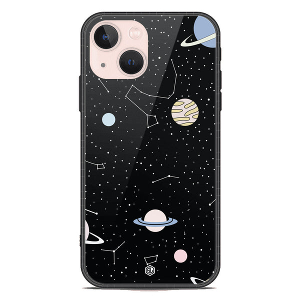 Space Series Soft Phone Case - Premium Glass Case - Design 1 - iPhone 14