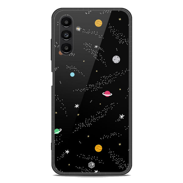 Space Series Soft Phone Case - Premium Glass Case - Design 2 - Samsung Galaxy A13 5G