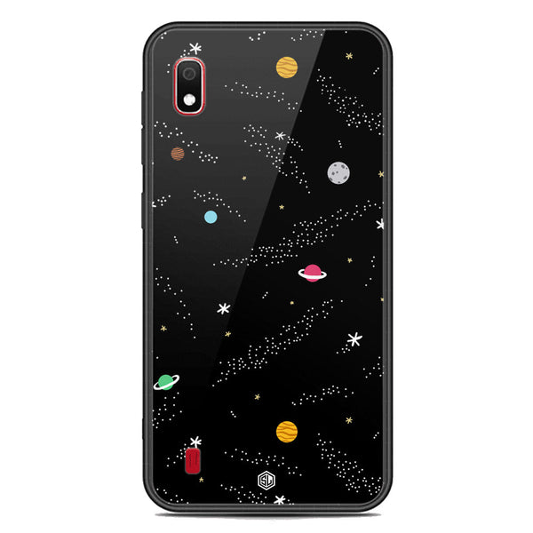 Space Series Soft Phone Case - Premium Glass Case - Design 2 - Samsung Galaxy A10