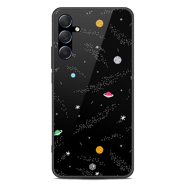Space Series Soft Phone Case - Premium Glass Case - Design 2 - Samsung Galaxy M53