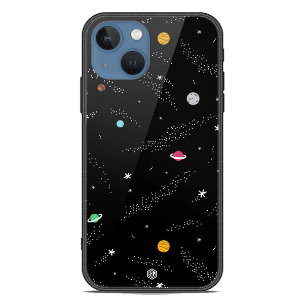 Space Series Soft Phone Case - Premium Glass Case - Design 2 - iPhone 13