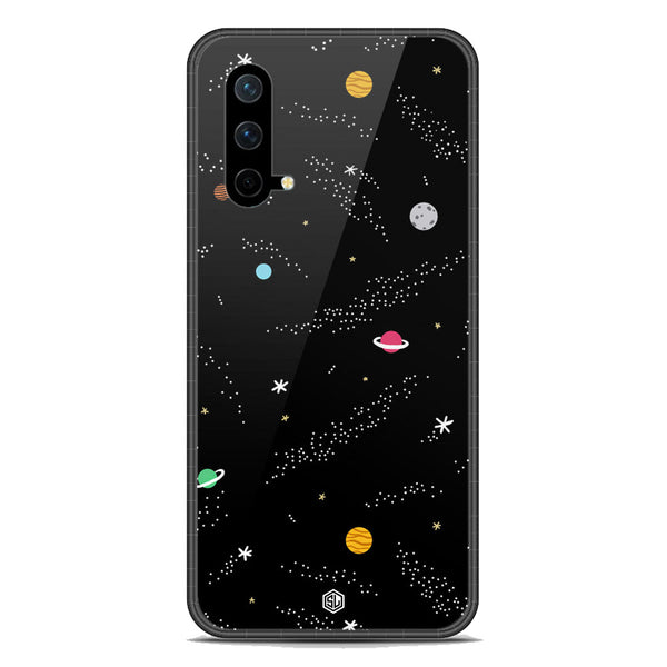 Space Series Soft Phone Case - Premium Glass Case - Design 2 - OnePlus Nord CE 5G