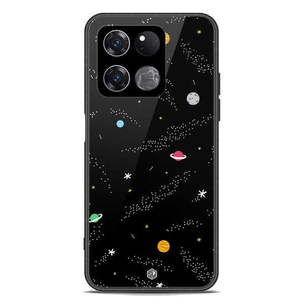 Space Series Soft Phone Case - Premium Glass Case - Design 2 - OnePlus Ace Racing