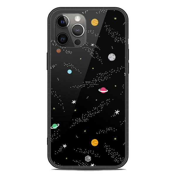 Space Series Soft Phone Case - Premium Glass Case - Design 2 - iPhone 12 Pro Max