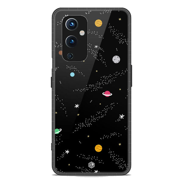 Space Series Soft Phone Case - Premium Glass Case - Design 2 - OnePlus 9