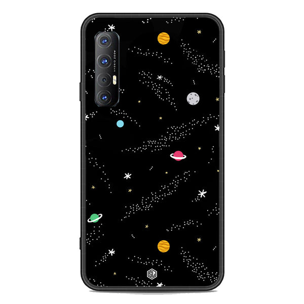 Space Series Soft Phone Case - Premium Glass Case - Design 2 - Oppo Reno 3 Pro