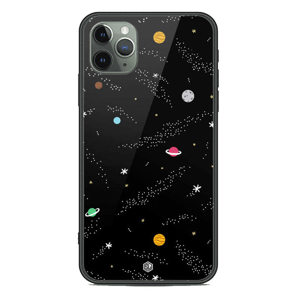 Space Series Soft Phone Case - Premium Glass Case - Design 2 - iPhone 11 Pro Max