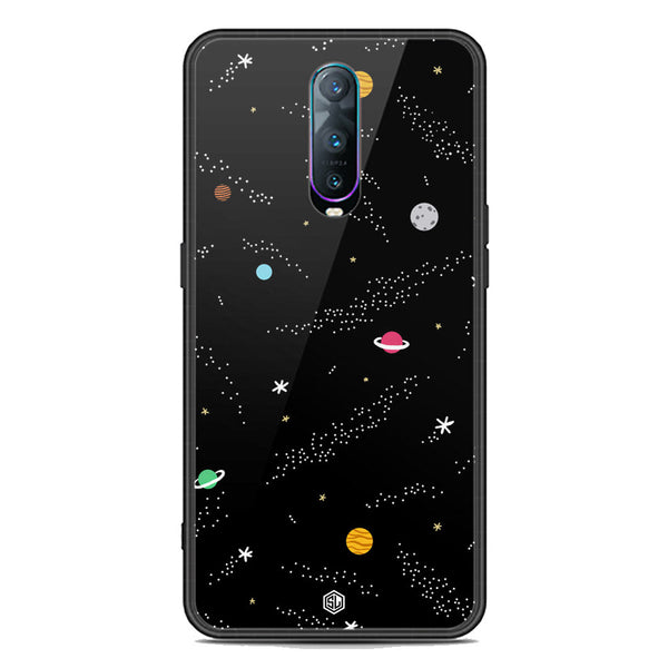 Space Series Soft Phone Case - Premium Glass Case - Design 2 - Oppo R17 Pro