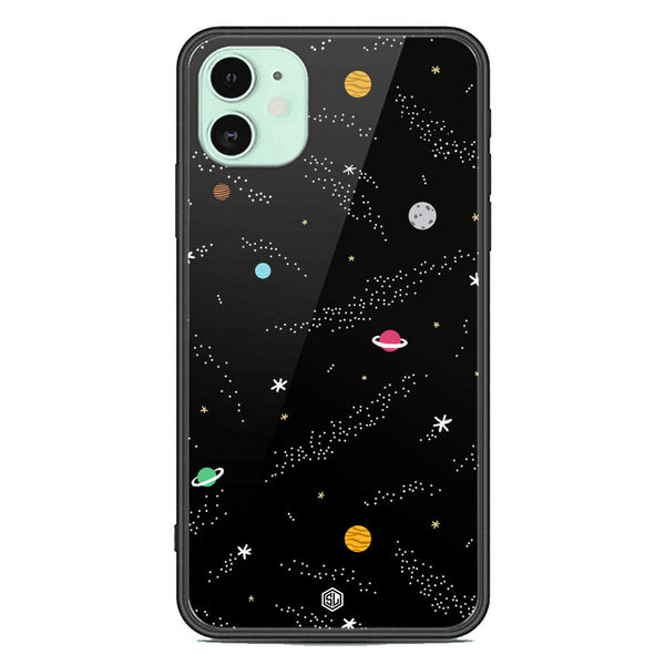 Space Series Soft Phone Case - Premium Glass Case - Design 2 - iPhone 11