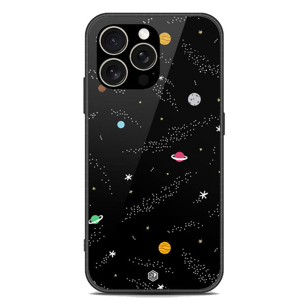 Space Series Soft Phone Case - Premium Glass Case - Design 2 - iPhone 15 Pro Max