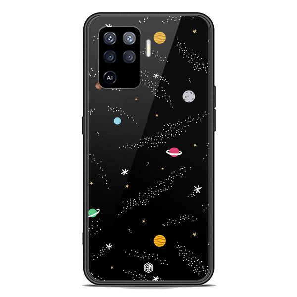 Space Series Soft Phone Case - Premium Glass Case - Design 2 - Oppo A94