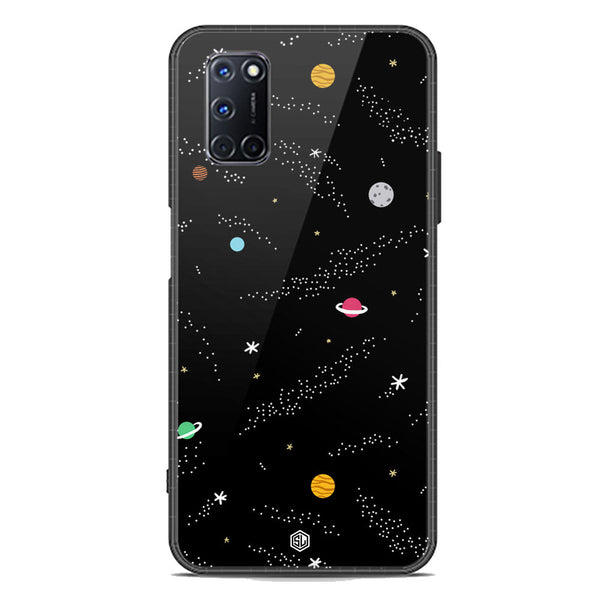 Space Series Soft Phone Case - Premium Glass Case - Design 2 - Oppo A72