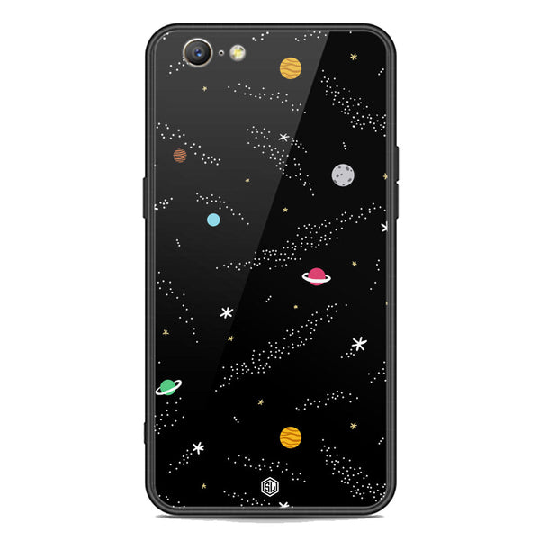Space Series Soft Phone Case - Premium Glass Case - Design 2 - Oppo A39