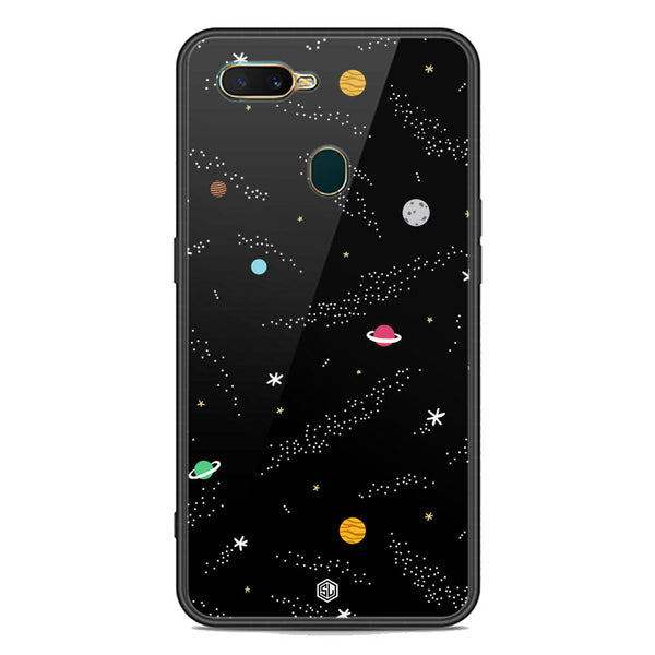 Space Series Soft Phone Case - Premium Glass Case - Design 2 - Oppo A12s