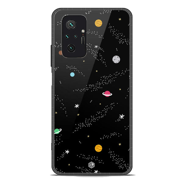 Space Series Soft Phone Case - Premium Glass Case - Design 2 - Xiaomi Redmi Note 10 Pro Max