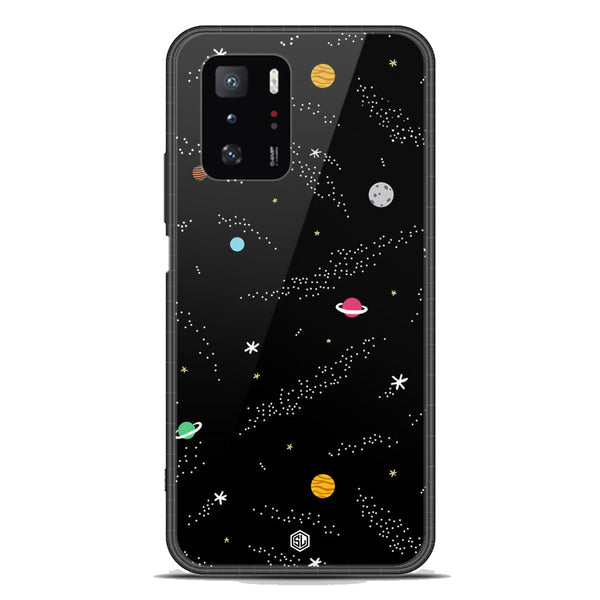 Space Series Soft Phone Case - Premium Glass Case - Design 2 - Xiaomi Redmi Note 10 Pro 5G