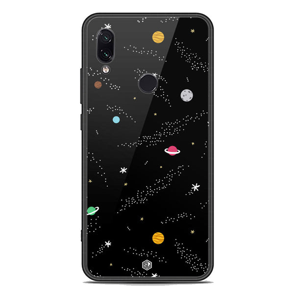 Space Series Soft Phone Case - Premium Glass Case - Design 2 - Xiaomi Redmi Note 7 Pro