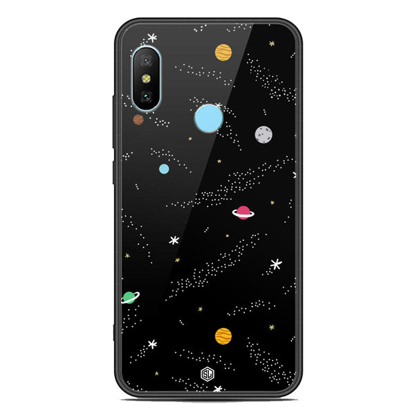 Space Series Soft Phone Case - Premium Glass Case - Design 2 - Xiaomi Redmi Note 6 Pro