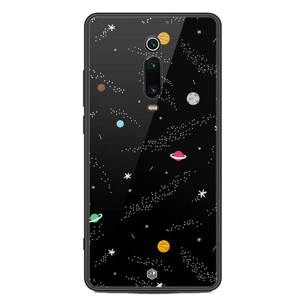 Space Series Soft Phone Case - Premium Glass Case - Design 2 - Xiaomi Redmi K20