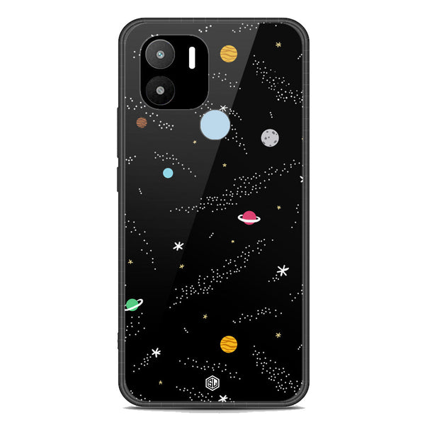 Space Series Soft Phone Case - Premium Glass Case - Design 2 - Xiaomi Redmi A1 Plus