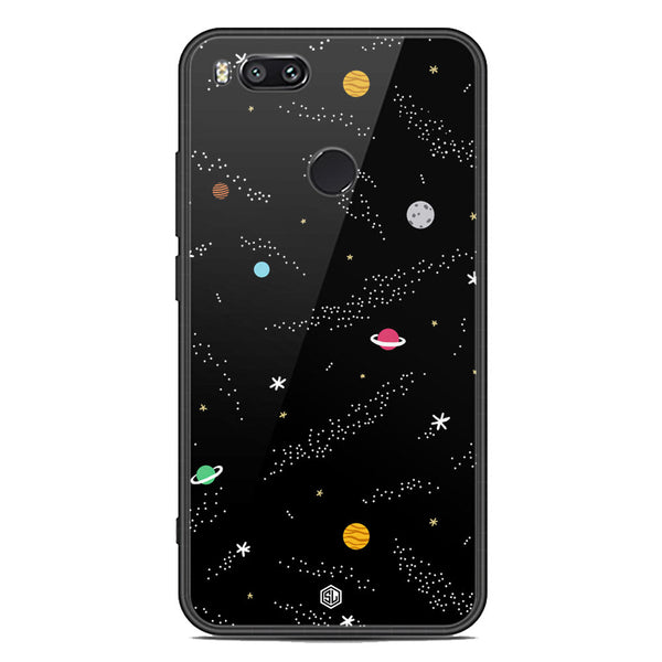 Space Series Soft Phone Case - Premium Glass Case - Design 2 - Xiaomi Mi A1 / Mi 5X