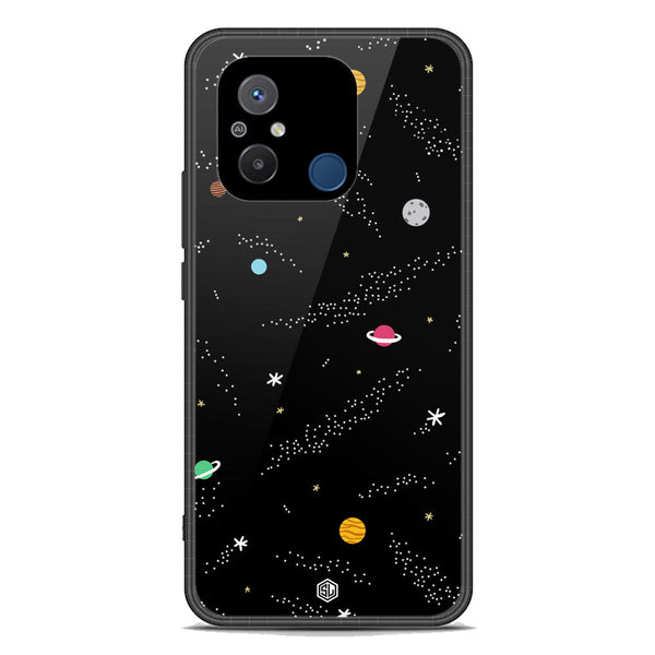 Space Series Soft Phone Case - Premium Glass Case - Design 2 - Xiaomi Redmi 12C