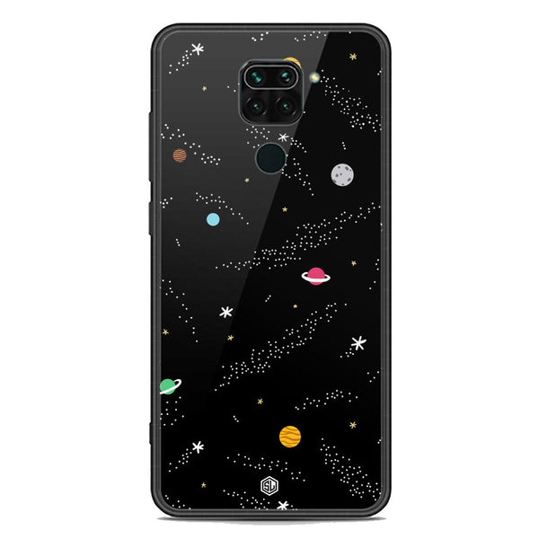 Space Series Soft Phone Case - Premium Glass Case - Design 2 - Xiaomi Redmi 10X 4G