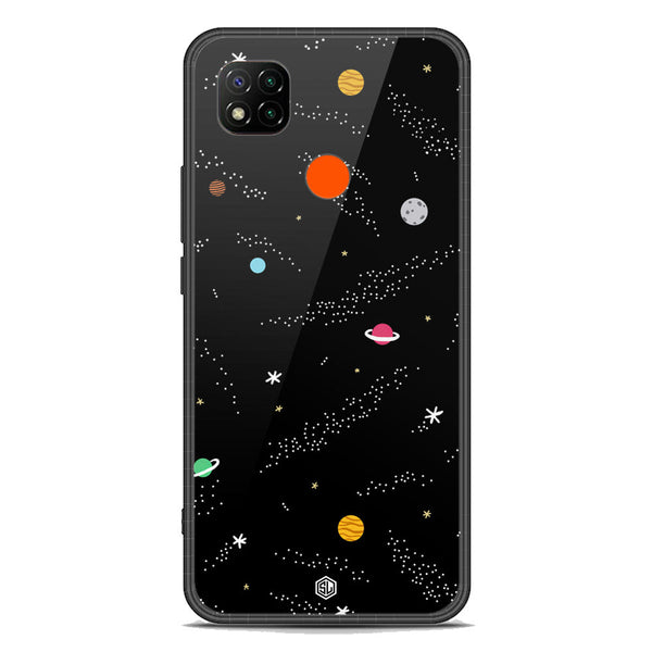 Space Series Soft Phone Case - Premium Glass Case - Design 2 - Xiaomi Redmi 10A