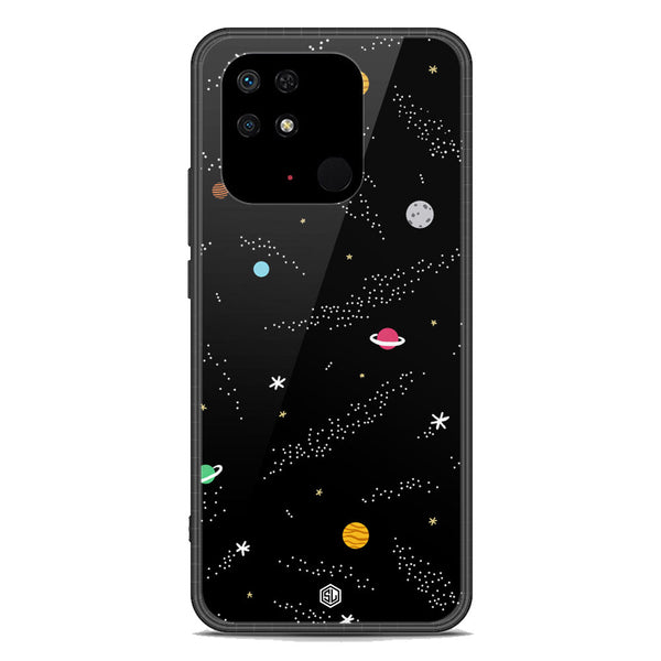 Space Series Soft Phone Case - Premium Glass Case - Design 2 - Xiaomi Redmi 10C