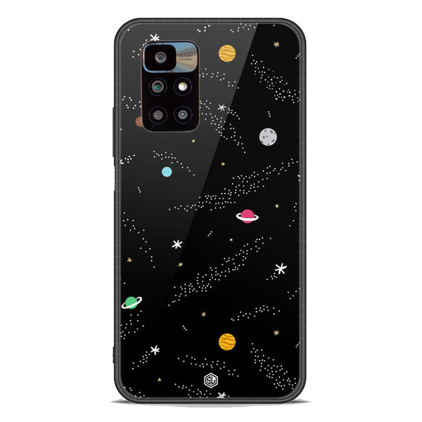 Space Series Soft Phone Case - Premium Glass Case - Design 2 - Xiaomi Redmi 10