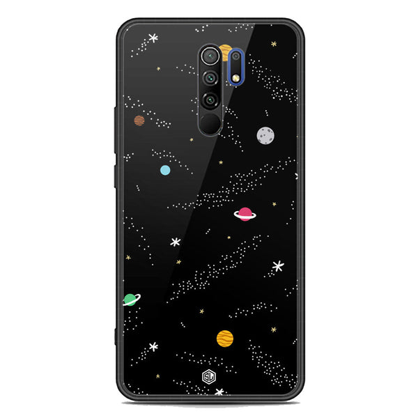 Space Series Soft Phone Case - Premium Glass Case - Design 2 - Xiaomi Redmi 9 Prime