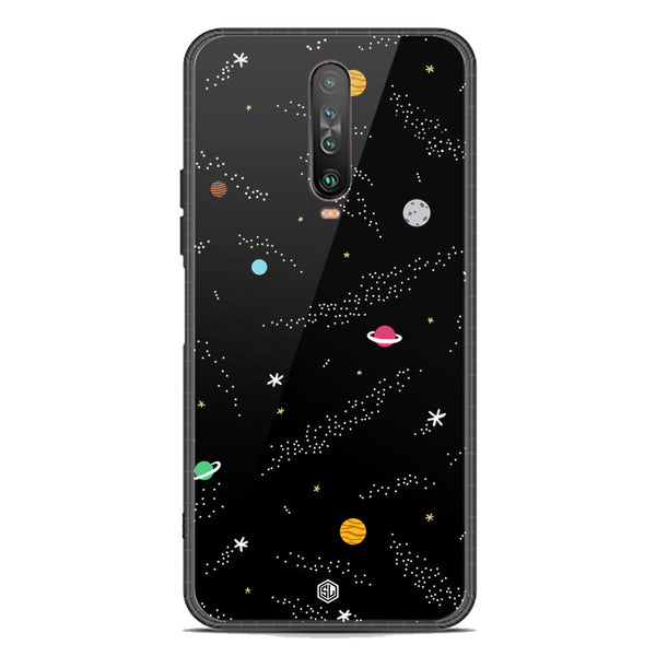 Space Series Soft Phone Case - Premium Glass Case - Design 2 - Xiaomi Poco X2