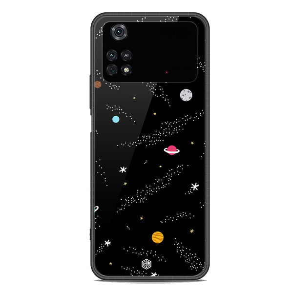 Space Series Soft Phone Case - Premium Glass Case - Design 2 - Xiaomi Poco M4 Pro 5G