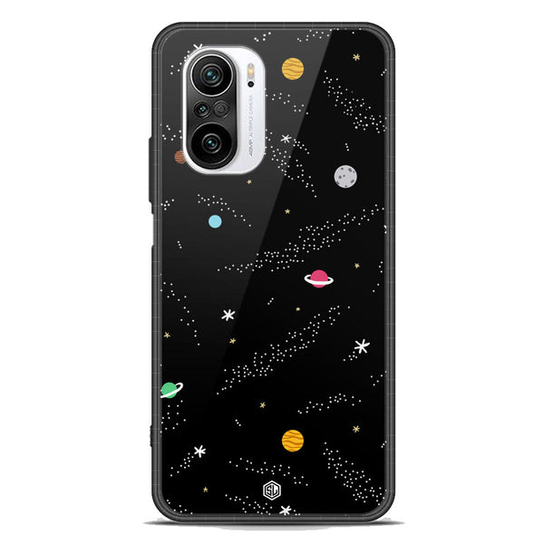 Space Series Soft Phone Case - Premium Glass Case - Design 2 - Xiaomi Mi 11i