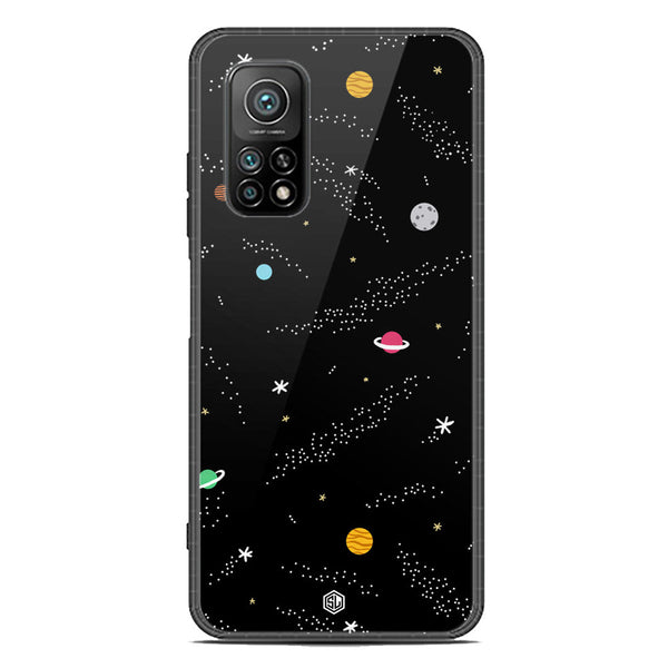 Space Series Soft Phone Case - Premium Glass Case - Design 2 - Xiaomi Mi 10T