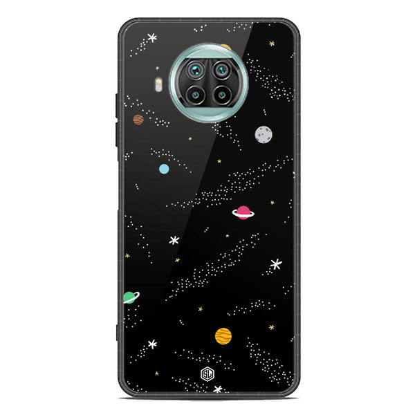 Space Series Soft Phone Case - Premium Glass Case - Design 2 - Xiaomi Mi 10i