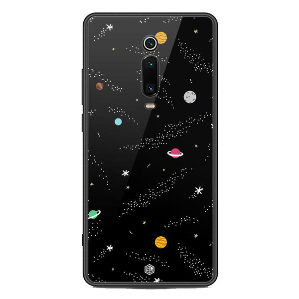 Space Series Soft Phone Case - Premium Glass Case - Design 2 - Xiaomi Mi 9T