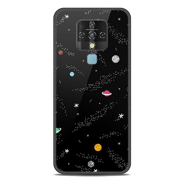 Space Series Soft Phone Case - Premium Glass Case - Design 2 - Tecno Camon 16