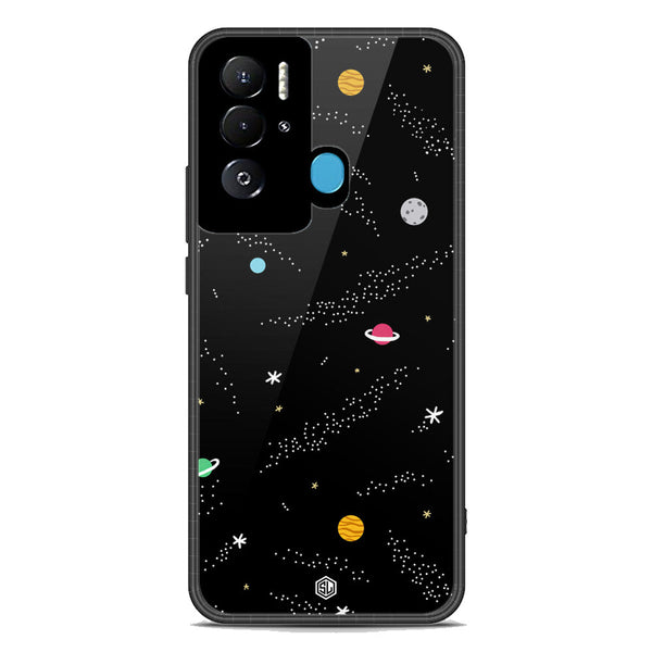 Space Series Soft Phone Case - Premium Glass Case - Design 2 - Tecno Pova Neo