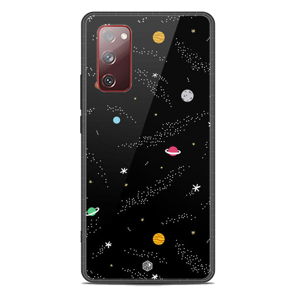 Space Series Soft Phone Case - Premium Glass Case - Design 2 - Samsung Galaxy S20 FE