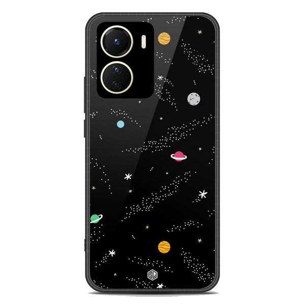 Space Series Soft Phone Case - Premium Glass Case - Design 2 - Vivo Y56 5G