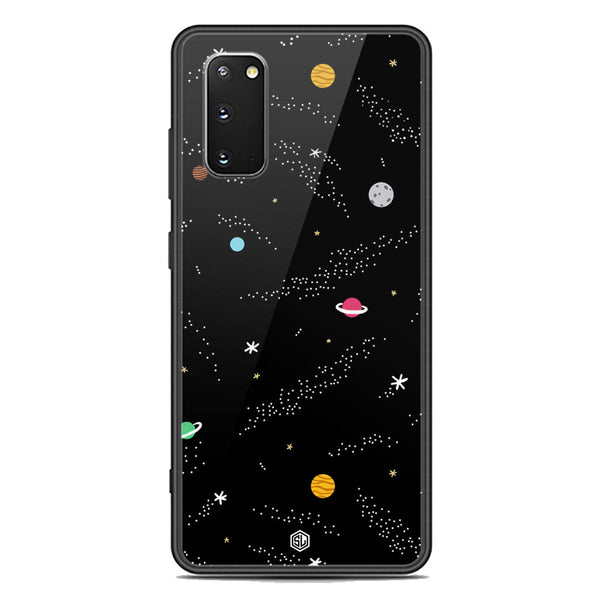 Space Series Soft Phone Case - Premium Glass Case - Design 2 - Samsung Galaxy S20