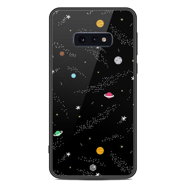 Space Series Soft Phone Case - Premium Glass Case - Design 2 - Samsung Galaxy S10e