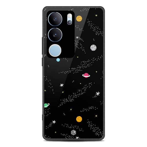 Space Series Soft Phone Case - Premium Glass Case - Design 2 - Vivo V29