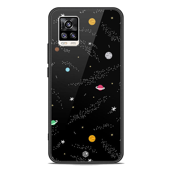 Space Series Soft Phone Case - Premium Glass Case - Design 2 - Vivo V20