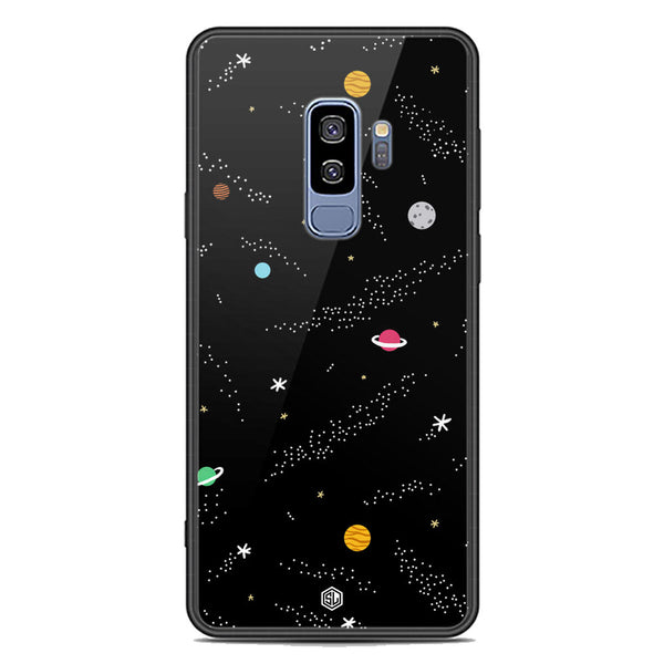 Space Series Soft Phone Case - Premium Glass Case - Design 2 - Samsung Galaxy S9 Plus